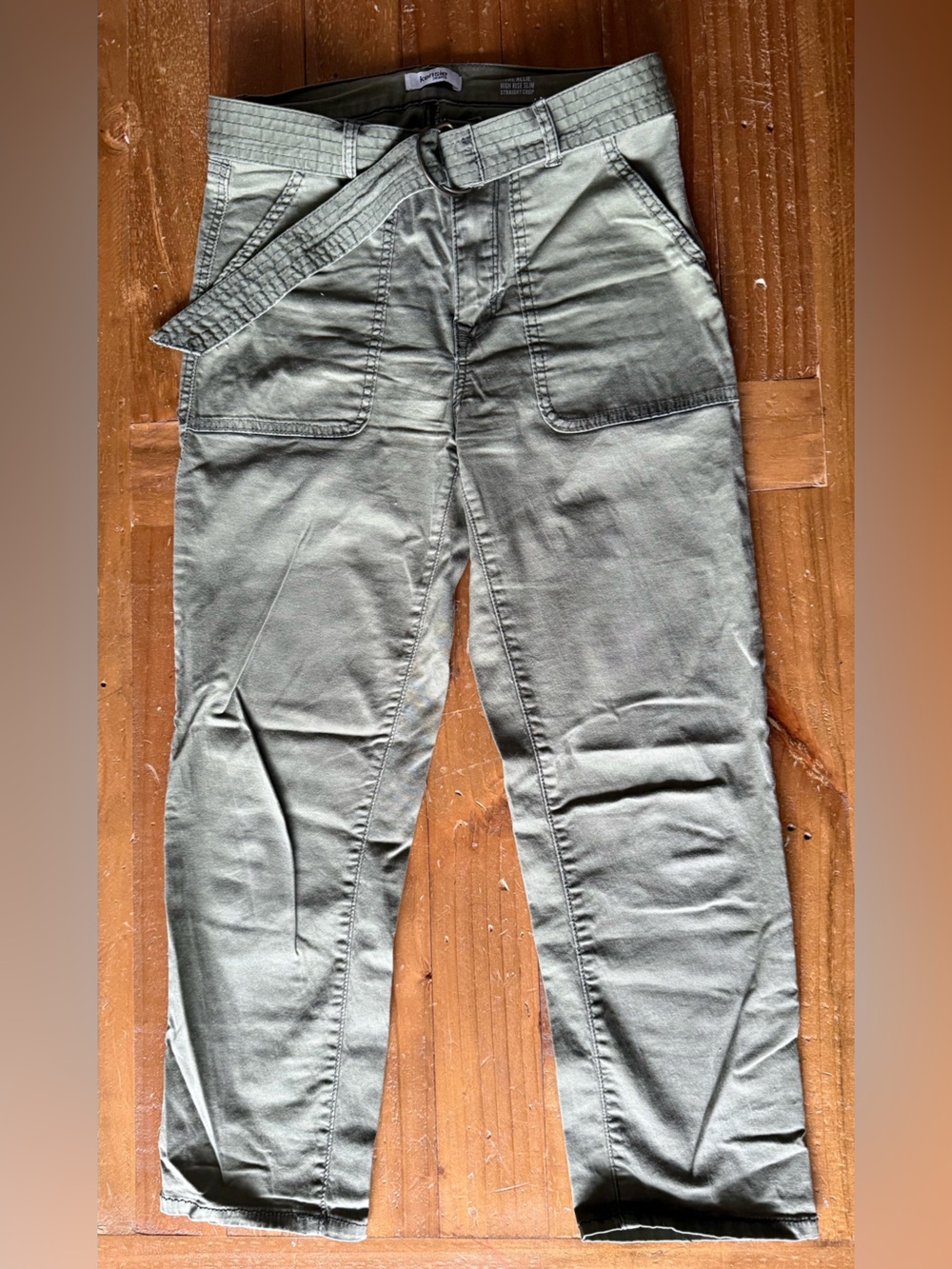 The Allie High Rise Slum Straight Crop